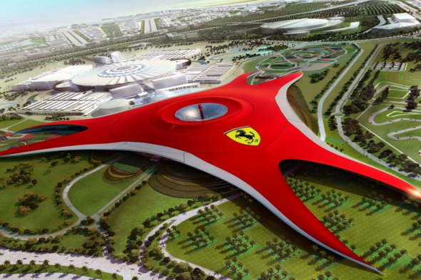 Ferrari World: el parque bajo techo ms grande del mundo