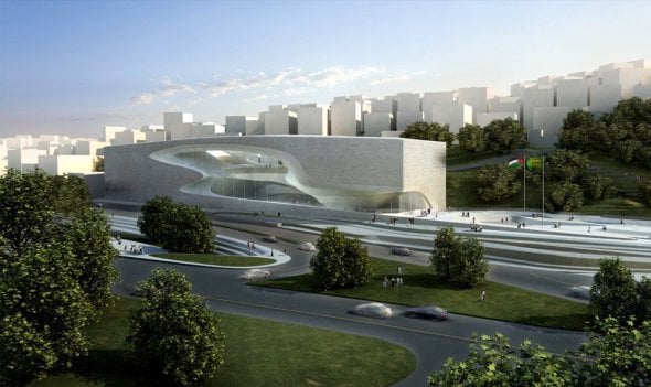 Arquitectura de alta tecnología con rasgos orgánicos: Casa de la Cultura y las Artes Rey Abdullah II, por Zaha Hadid