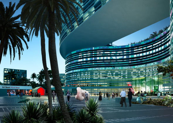 Propuesta de OMA para remodelar el Centro de convenciones en Miami Beach
