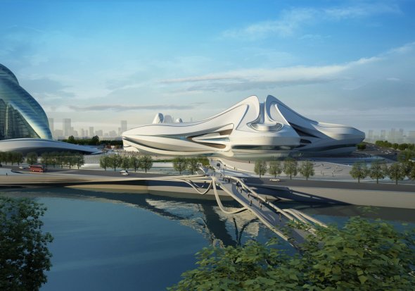 Centro Internacional de Cultura y las Artes en China diseñado por Zaha Hadid