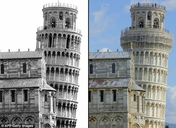 La Torre Inclinada de Pisa pierde 2.5 cm de su inclinacin