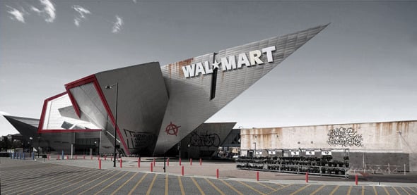 Construccin de Daniel Libeskind absorbida por un Walmart