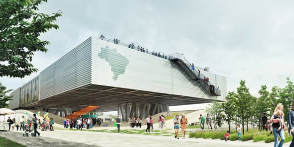 Pabellones brasileños para la Expo Milán
