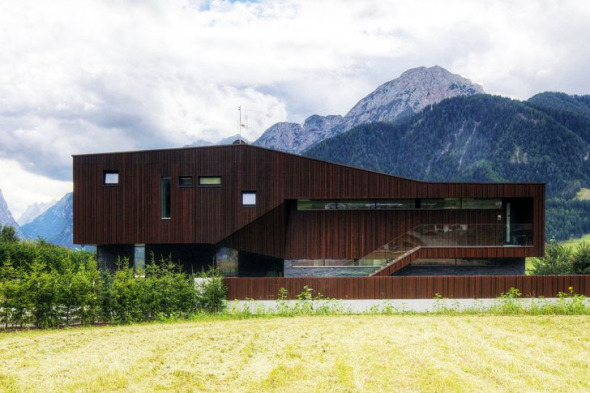 Casa cien por ciento energticamente eficiente en los Alpes italianos