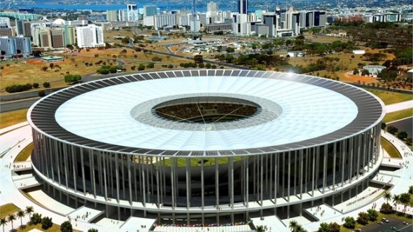 Los Estadios del Mundial de Ftbol Brasil 2014. Estadio Nacional Man Garrincha
