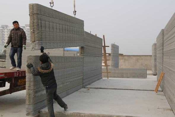 Empresa china construye 10 casas en 24 horas con impresin 3D