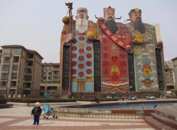 La arquitectura extravagante de China