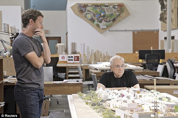 Proyecto de la Ciudad de Facebook estará a cargo de Frank Gehry