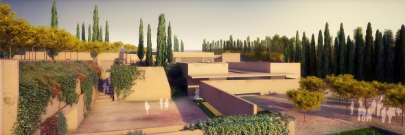 Los nuevos accesos de El Prado o la Acrpolis costaron el triple que el Atrio de la Alhambra