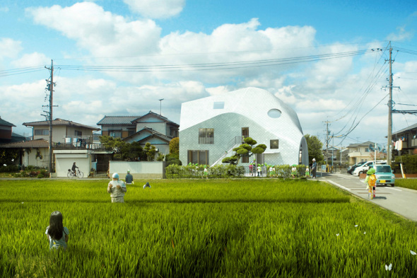 Casa trébol construido por MAD Architects invade suelo Japonés