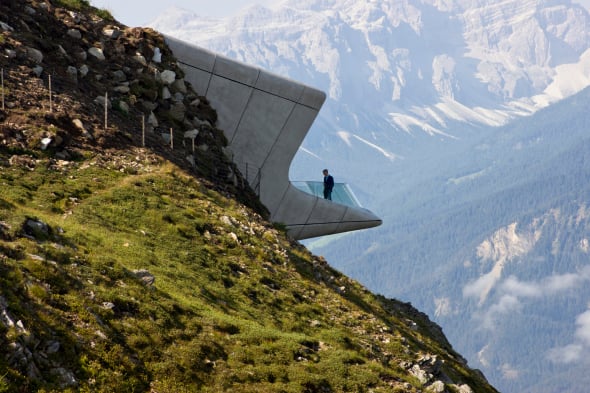 El museo Reinhold Messner de Zaha Hadid (video)