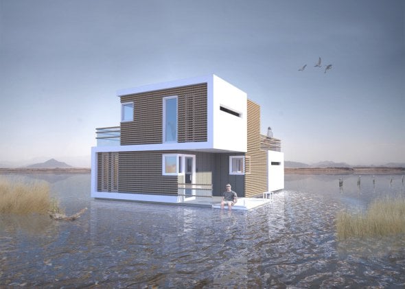 Arquitectos holandeses disean casa que se divide en dos partes en caso de divorcio