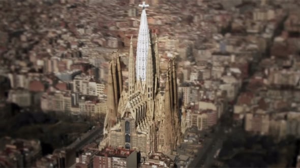 El edificio ms alto de Barcelona: la Sagrada Familia