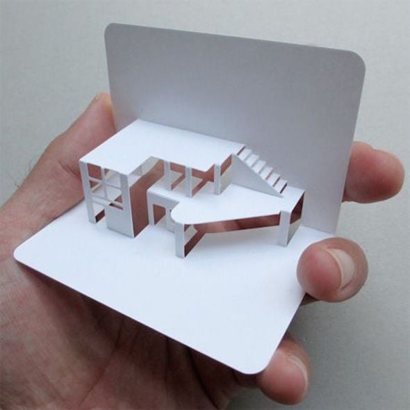 Las tarjetas de presentación para arquitectos más originales