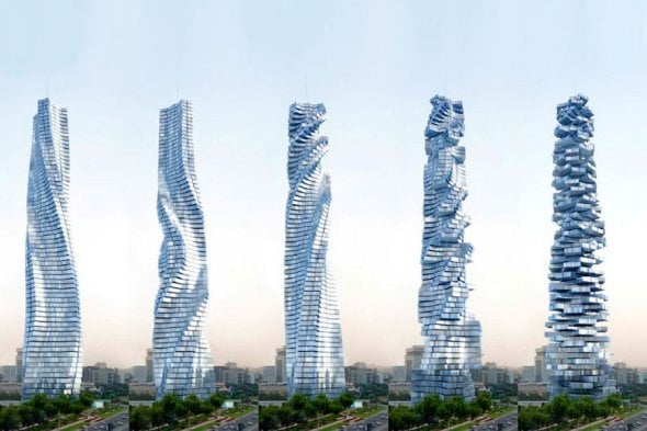 Ahora si construirn el primer rascacielos giratorio en Dubi