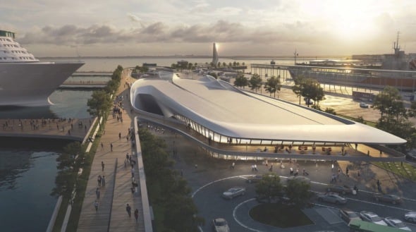 Zaha Hadid Architects gana concurso para el puerto de Tallin 