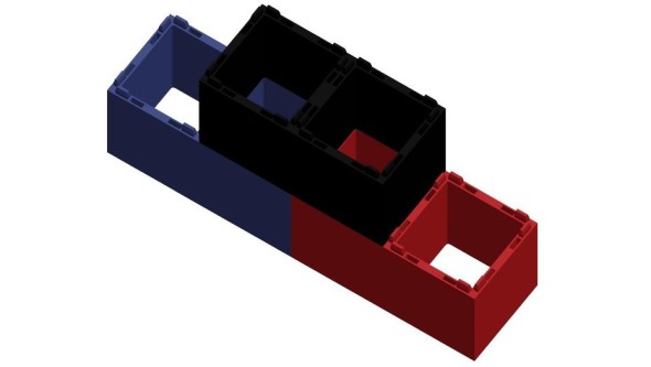 Bloques de plstico para construir como con LEGO