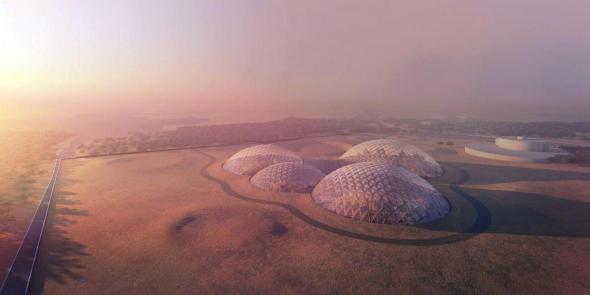 En construccin, la primera ciudad marciana en la Tierra