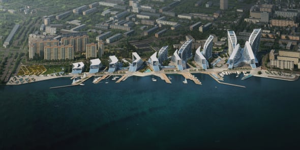 Zaha Hadid Architects gana concurso para planificar el puerto de envío más grande de Rusia