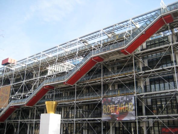 43 años del Pompidou [Renzo Piano y Richard Rogers].