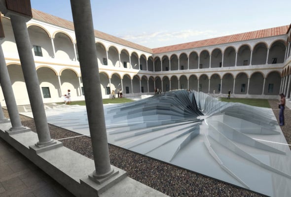 “Twirl” una instalación diseñada por Zaha Hadid