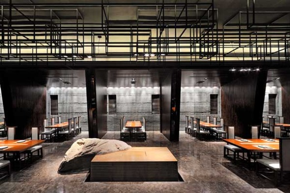 Haneda japanese restaurant realizado por Kris Lin Interior Design