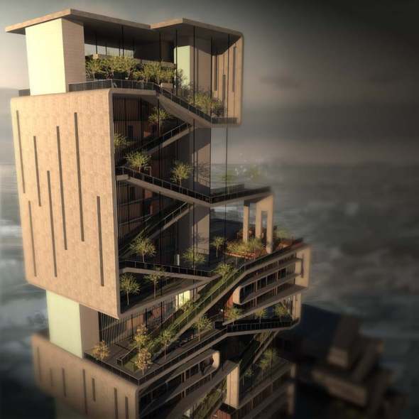Torre Serpenteante para la Nueva Escuela de Arquitectura Y Diseño de San Diego