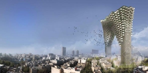 Inspirada en las bóvedas mozárabes: Torre Teherán. CAAT Architecture Studio