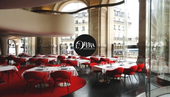 Restaurante de la Ópera de París. Odile Decq