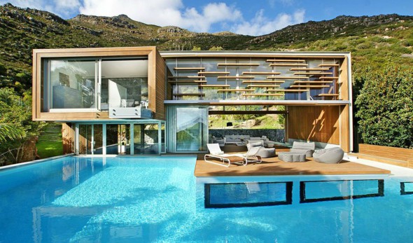 Un elegante marco para el paisaje. Casa-SPA en Ciudad del Cabo. Metropolis Design