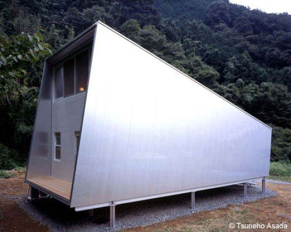 Una combinación de materiales perfecta. Casa de Aluminio, de Toyo Ito