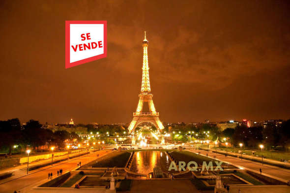 Torre Eiffel a la venta