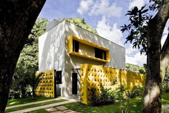 Casa tipo Bauhaus versión tropical