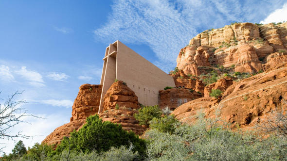 Capilla de la Roca fue inspirada por Frank Lloyd Wright