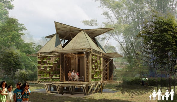 Autoconstrucción con bambú, proyectos de bajo costo y gran atractivo
