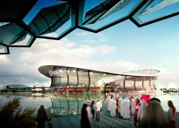 El estadio de la final del Mundial de Qatar 2022