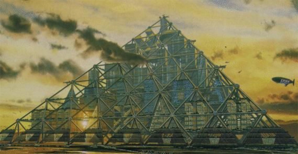 Grandes proyectos que no se construyeron: la Mega pirámide de Tokio (2004)