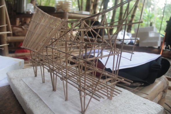 Maquetas de bambú