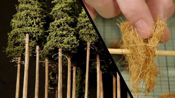 Cómo hacer los mejores árboles para tus maquetas con materiales caseros