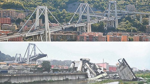 El posible culpable del colapso del puente de Génova