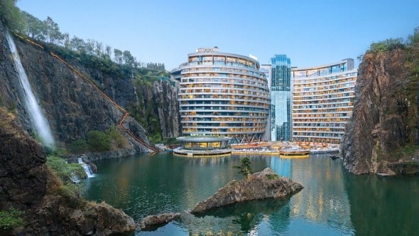 El primer hotel subterráneo del mundo está en China