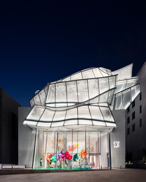 Frank Gehry se viste a la moda: la tienda de Louis Vuitton en Seúl