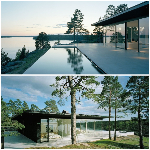 Una casa sobre una roca: Villa Överby