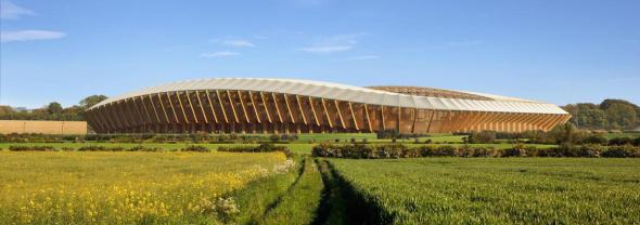 Luz verde al primer estadio de madera diseñado por Zaha Hadid Architects