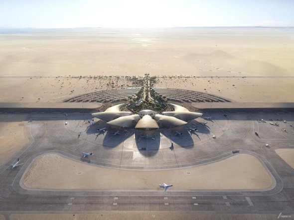 El aeropuerto de Red Sea Project por Foster + Partners