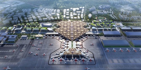 Centro de transporte integrado del aeropuerto de shenzhen