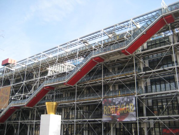 43 años del Pompidou [Renzo Piano y Richard Rogers].